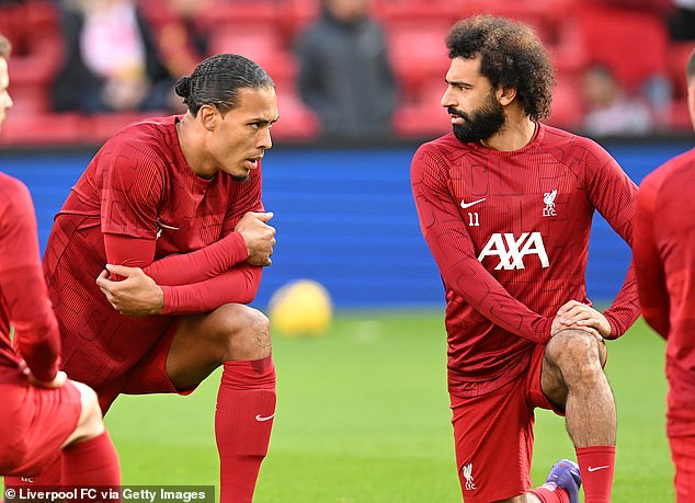 The future of captain Virgil van Dijk (left) and Mohamed Salah (right) must also be sorted out