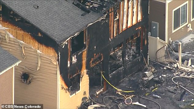 Little was left of the Green Valley home after the gasoline-fueled inferno