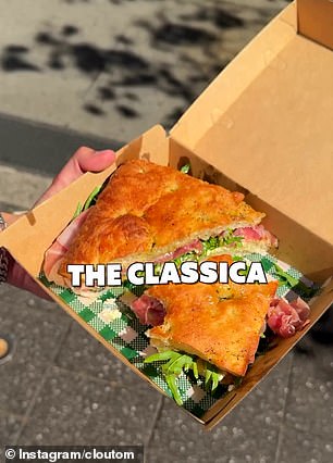 Food blogger Thomas Sharpe put Salumerie to the test and rated the 'nice and fresh focaccia bread'.  'The flavors, the textures, the taste.  Salumerie, 9.9 out of ten,” he said