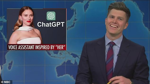 In the recent SNL finale, Colin Jost unknowingly made a joke about the AI ​​voice controversy
