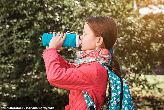 Students must leave their water bottles outside the classroom during class and only have access to water during their breaks and between classes (stock image)