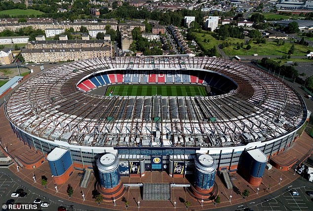 Hampden Park will host the match without fans in attendance due to safety concerns