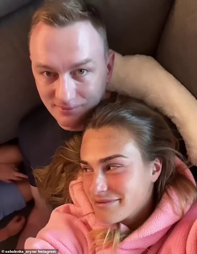 Sabalenka and her ex-boyfriend Koltsov, who is also from Belarus, are said to have been in a relationship for three years