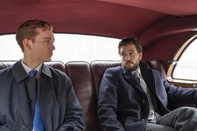 Pierpoint will once again be at the center of the gripping show as viewers are plunged back into the cutthroat world of investment banking (pictured Harry Lawtey as Robert and Kit)