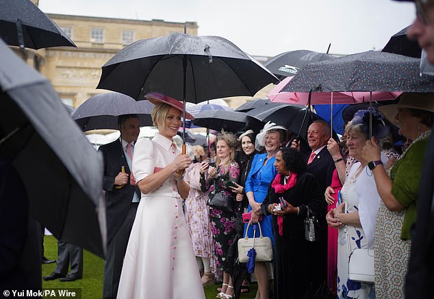 Zara Tindall spoke to guests who seemed happy to meet Princess Anne's daughter