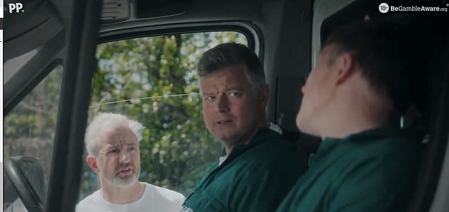 Former Republic of Ireland international Stephen Hunt (left) makes a cameo during the ad