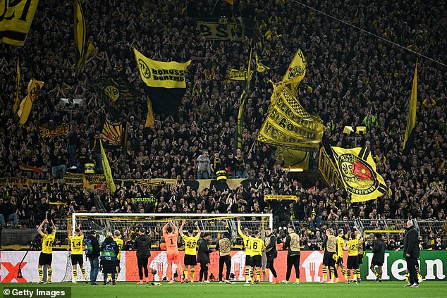 The Yellow Wall at Borussia Dortmund has proven to be a reason for the increased demand for travel