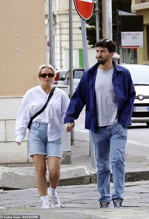 Their relationship became public when they strolled hand-in-hand through the streets of Salerno, Italy last year