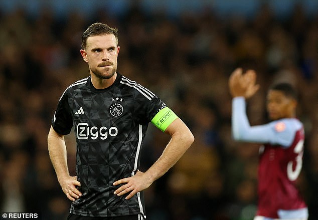 Due to a persistent muscle problem, Henderson only made twelve appearances for Ajax