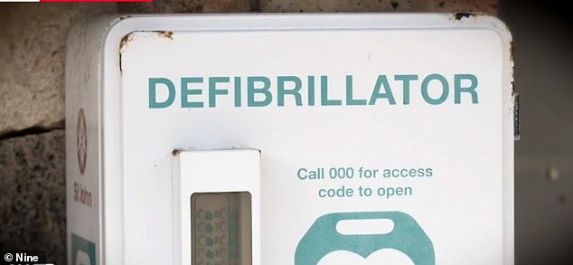 A surfer in the area tried unsuccessfully to access a defibrillator for him after calling Triple-0.  He waited seven crucial minutes before being given a PIN code to open the device.