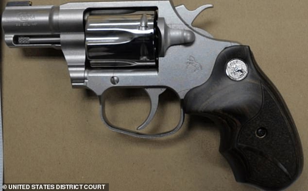 Pictured is Hunter's Colt Cobra .38 revolver that Hallie found in his truck and dumped