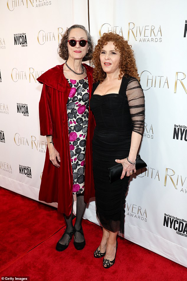 Here she posed with the famous stage star Bernadette Peters, who also starred in The Jerk in 1979
