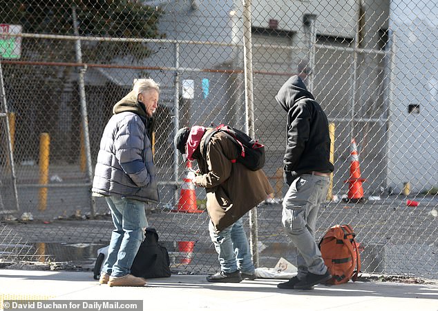 Drug addicts and homeless people in the SOMA (South of Market) district, San Francisco