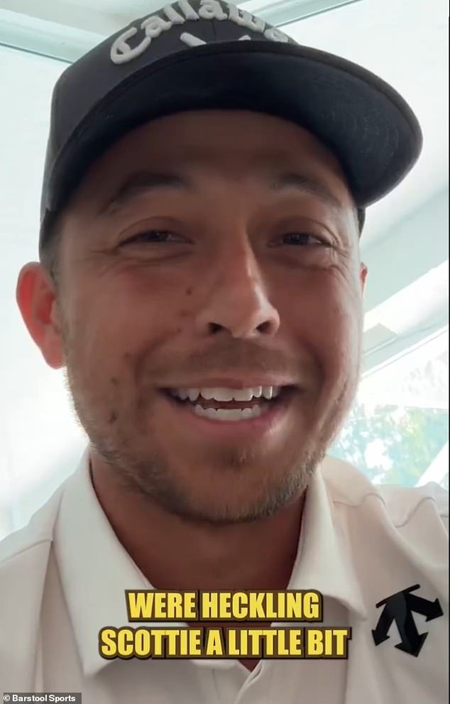 Schauffele also confirmed that the group photo has already been changed to Scheffler's mugshot