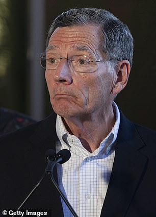 Sen. John Barrasso, the third most powerful Republican in the Senate, said Tuesday he will run for whip, not leader