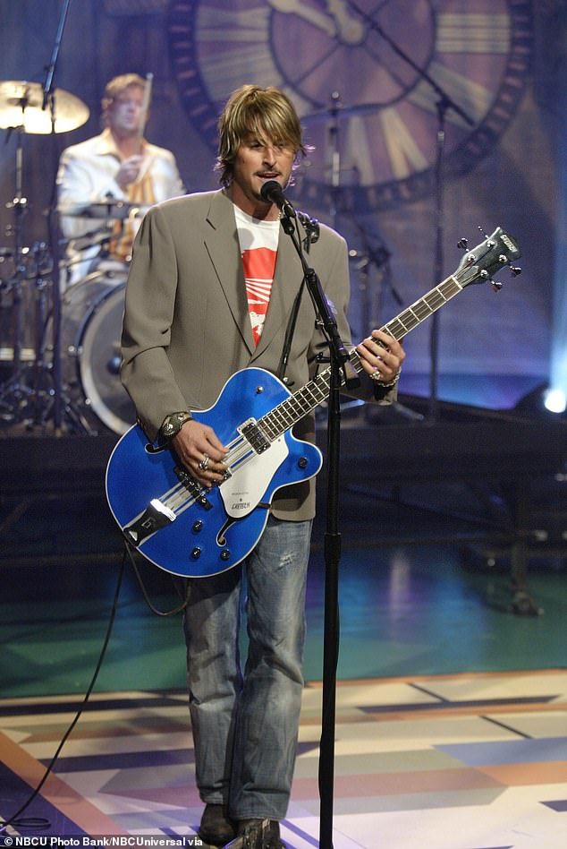 Colin performed with Train on The Tonight Show with Jay Leno in 2003
