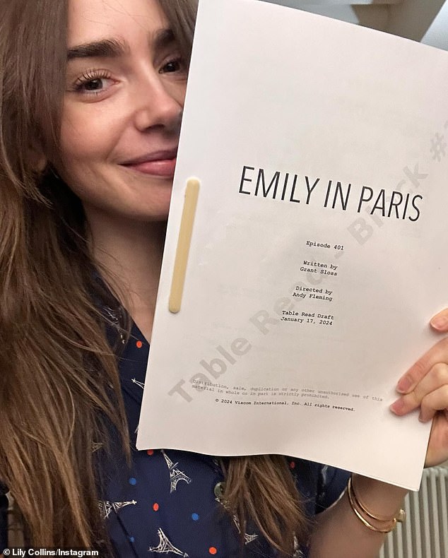 In January, Lily revealed she was back filming with the cast in Paris and teased that she had to work on her selfie skills for the sake of her influencer persona.