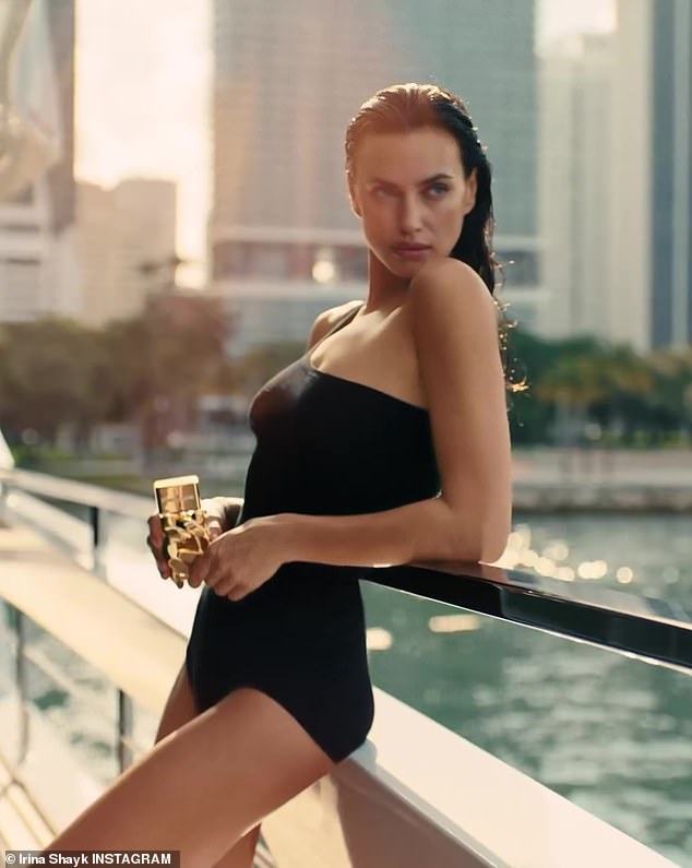 The star also appeared in a Michael Kors campaign and wowed in a black one-shoulder swimsuit as she cruised on a speedboat in Miami.