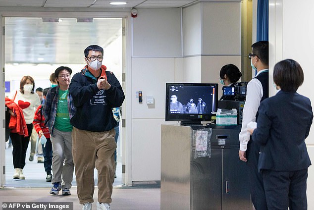 Voulgaris was arrested at Taoyuan International Airport in December (pictured).