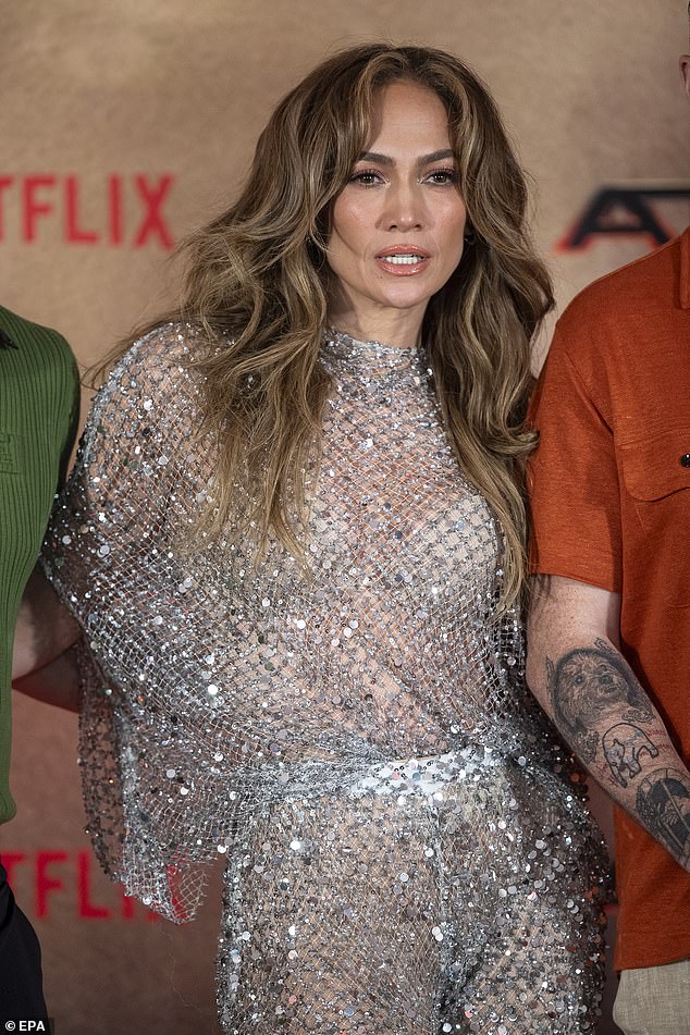 Lopez arrived in Mexico on Tuesday as part of the ongoing promotional effort for Netflix's Atlas, which opens in theaters on Friday, May 24.