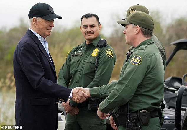 President Joe Biden has taken 94 executive actions to undo Donald Trump's border policies in the months since taking office, but has declined to issue them as the number of migrants has soared.