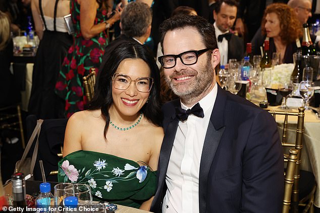 Wong, 42, is dating SNL alum Bill Hader, 45;  seen in January
