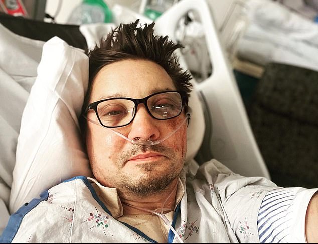 The Hollywood actor was hospitalized on New Year's Day 2023 after suffering blunt chest trauma and 30 broken bones and has shared his recovery on social media.