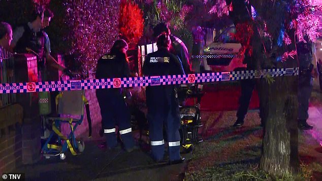 Paramedics were called to Sydenham Road in Marrickville just before 6pm where they found the two injured people near Marrickville High School.