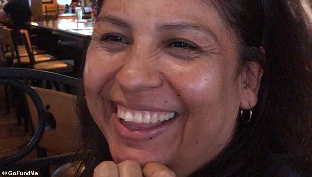 Monica Zamarron, 46, died in that crash Tuesday afternoon when her car was blown off the road, officials said