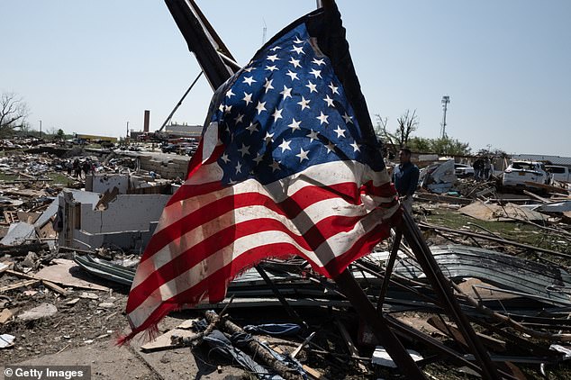 Officials were still assessing the full extent of the property damage in Greenfield, a community of 2,000 people about 60 miles southwest of Des Moines, the state capital.