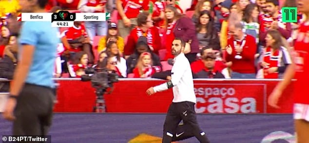 The referee waved it in recognition of their sportsmanship during the match