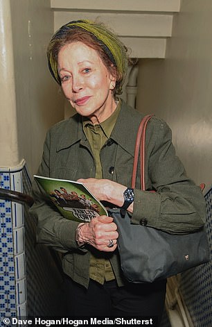 The 83-year-old actress, who played the character of long-suffering hotel maid Polly Sherman, was also spotted reminiscing about the four years she played the role.