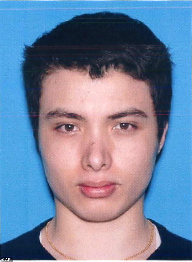 Pictured: Elliot Rodger killed six people before being killed in a shootout with police on May 23, 2014, in the community of Isla Vista near the University of California, Santa Barbara
