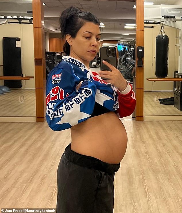 The night before the surgery, Kourtney was terrified and her All the Small Things drummer husband was out of the country on tour with his band