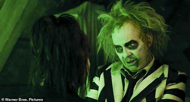 Beetlejuice returns after Astrid says his name three times