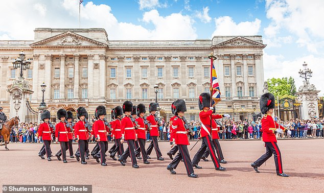 The changing of the guard takes place four times a week: every Monday, Wednesday, Friday and Sunday at 10:45 am