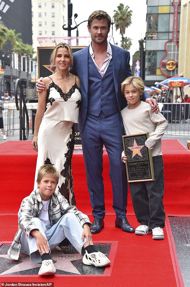 The Furiosa: A Mad Max Saga actor, 40, was joined by his wife Elsa Pataky, 47, and their three children – daughter India Rose, 12, and twin sons Sasha and Tristan, 10, – as the Hollywood Chamber of Commerce honored him his incredible contributions to films