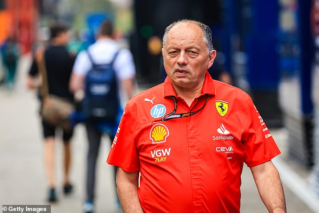 It could prove to be Ferrari team boss Fred Vasseur's last notable mistake