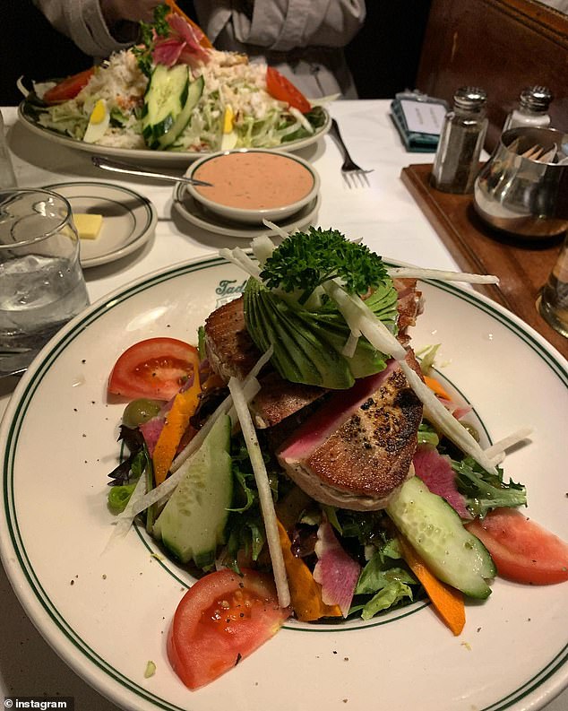 An Ahi Tuna lunch special is among the recommendations on the grill's Instagram page