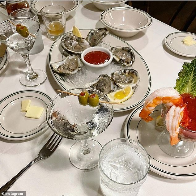 The menu focuses on traditional seafood, stews and casseroles, but 'Fridays call for oysters and martinis' they suggest