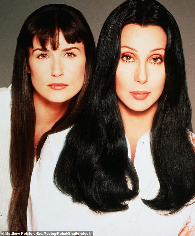 Demi and Cher enjoyed a reunion nearly 30 years after starring in the 1996 HBO series If These Walls Could Talk;  the duo seen in a still