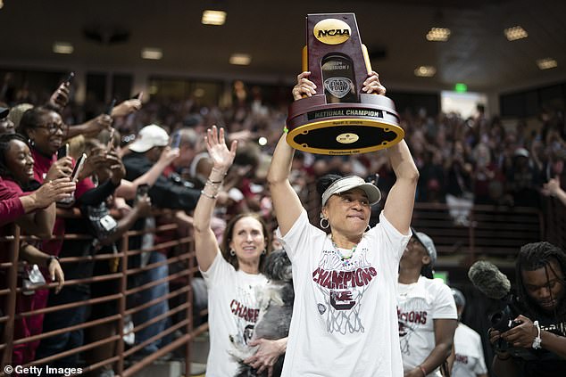 South Carolina coach Dawn Staley helped her players land $25,000 NIL deals