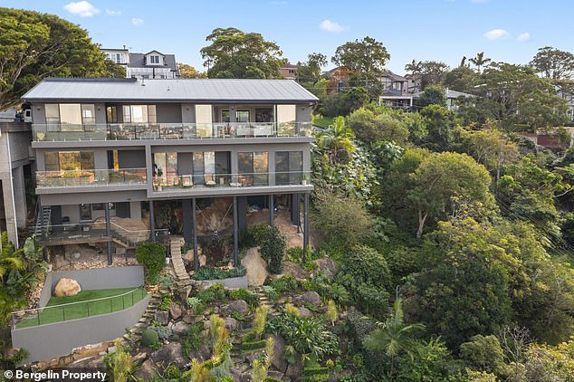 Pictured: The luxury Balgowlah property, estimated to be worth $4 million, is available to rent for $2,250 per week
