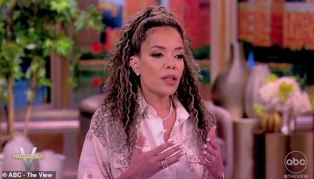 Sunny Hostin insisted that Caitlin Clark's popularity stems from 'beautiful and white privilege'