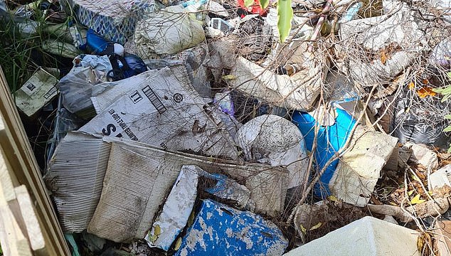 Mr Slater said the house's gutters are overflowing and rubbish continues to pile up, but claims his years of complaints remain unheard.