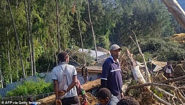 Scores of houses have been destroyed by the landslide, while it is understood that many of the residents sleeping inside may have been buried under the rubble.