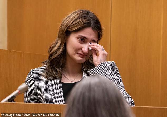 Corey's mother Breanna Micciolo was the first to testify in court this week, where she broke down in tears as she detailed the alleged abuse.