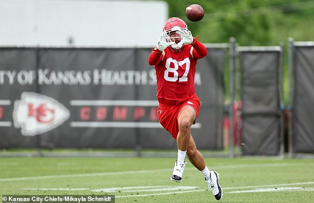 The 34-year-old finished preseason practice at the Chiefs' OTAs in Kansas City on Monday