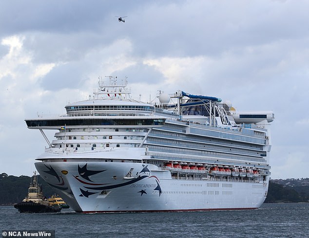 P&O Cruises Australia said it has 'strict and robust health protocols' on its ships, with 'rigorous cleaning processes' in place