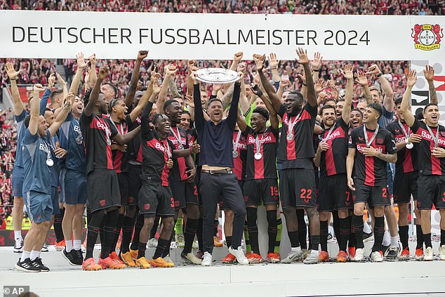 Xabi Alonso guided Leverkusen to their first Bundesliga title and remained undefeated